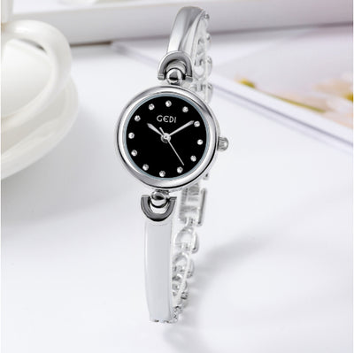 Reloj de Lujo para Mujer con Cristales Brillantes - Acero Inoxidable y Cuarzo - Image 7