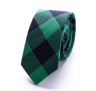 Corbata Estrecha de Algodón Estilo Chino para Hombre Moderno - Image 3