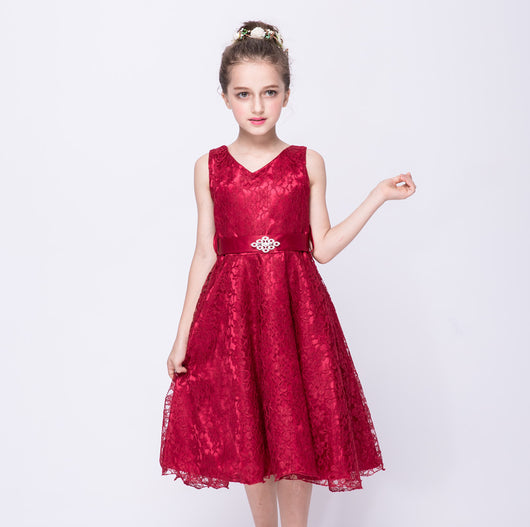 Vestido de Encaje para Niñas - Disfraz Elegante Infantil - Image 12