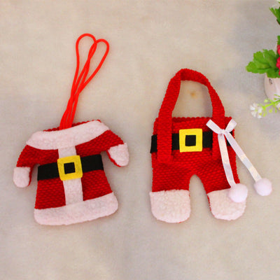 Portacubiertos Navideños de Papá Noel para Decoración de Mesa - Image 6