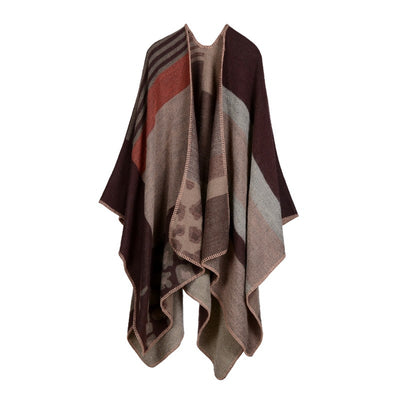 Chal Cuadrillé para Otoño e Invierno - Estilo Étnico Grueso con Acabado Cashmere - Image 11