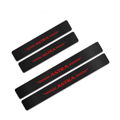 Protector de Umbral de Cuero para Interior Automotriz