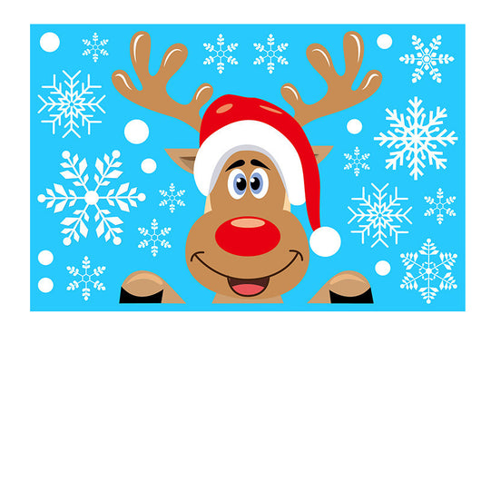Pegatinas Navideñas para Ventanas - Copos de Nieve Estáticos Reutilizables - Image 11
