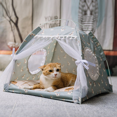 Cama Semiencerrada para Mascotas