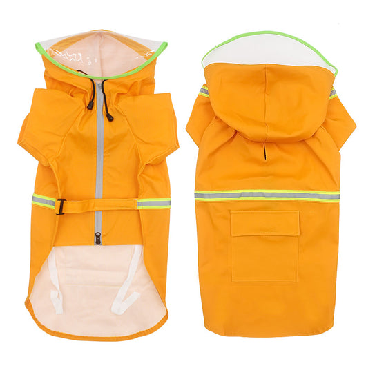 Impermeable Reflectante con Capucha para Mascotas - Image 4