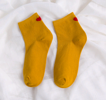 Calcetines de Algodón para Mujer con Diseño de Corazones - Otoño e Invierno - Image 8