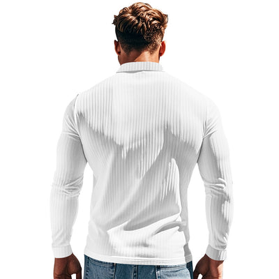Camisa Casual Clásica para Hombre con Solapa y Botones - Image 17