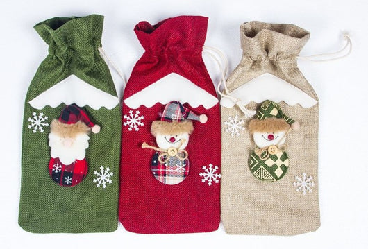 Calcetines Navideños para Botellas de Vino - Image 33