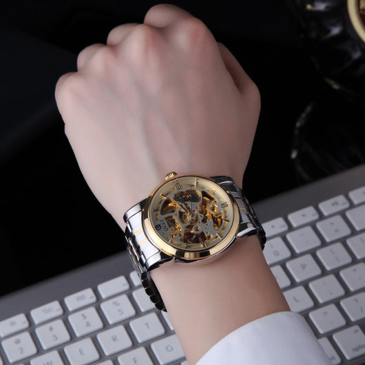 Reloj Automático Mecánico para Hombre con Volante Hueco