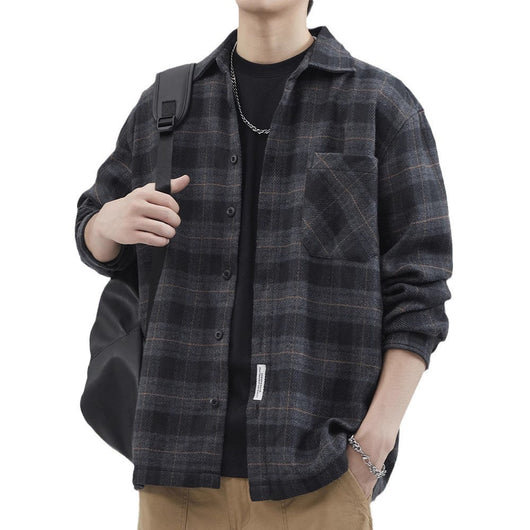 Camisa Suéter Holgada de Manga Larga para Otoño e Invierno - Resistente a Manchas - Image 5