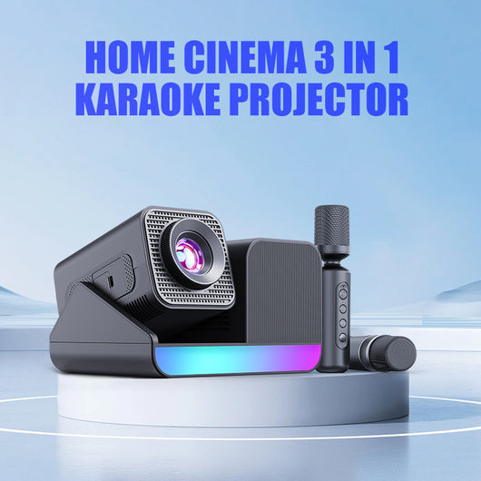 Proyector Karaoke 1080 HD con Micrófono - Cine en Casa - Image 10