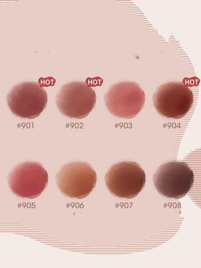 Labial Retro Otoño Invierno Terciopelo Suave Caramelo Castaño - Image 11