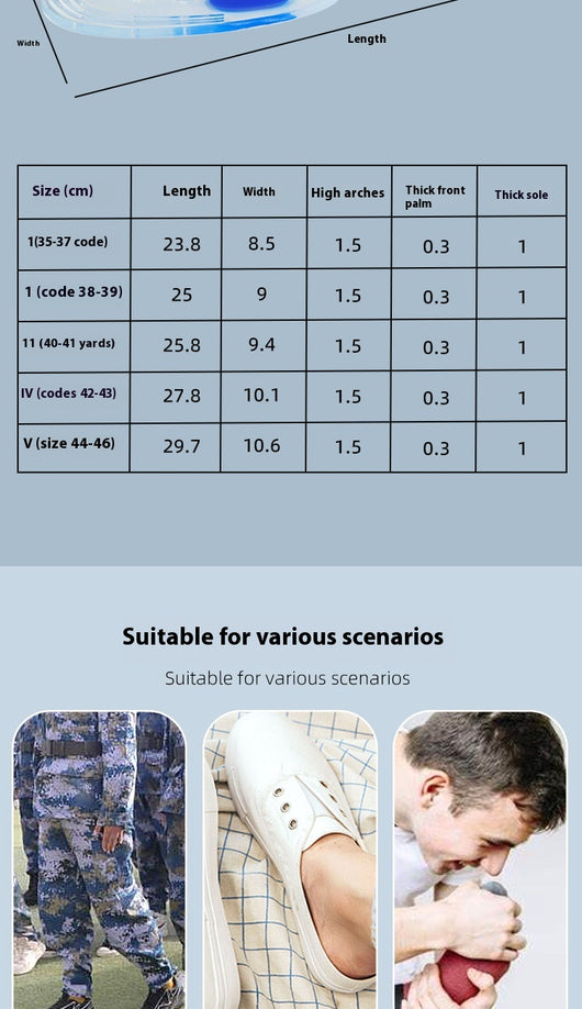 Plantillas Deportivas de Gel con Absorción de Impacto - Image 9