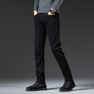 Pantalones Casuales Slim Stretch de Corte Recto para Hombre - Image 11