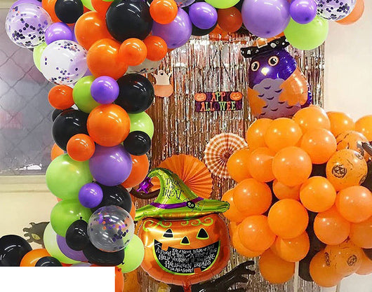 Juego de Globos de Látex y Aluminio para Halloween - Image 16