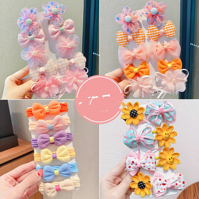 Clip de Cabello con Moño Floral para Niñas - Diseño Princesa Hada - Image 53