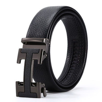 Cinturón de Cuero para Hombre con Hebilla Automática - Image 12