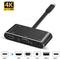 Adaptador Multi-puerto 5 en 1 USB-C a HDMI y VGA HD
