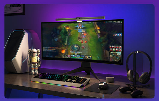 Lámpara de Escritorio LED RGB con Pantalla Digital para Dormitorio y Oficina - Image 11