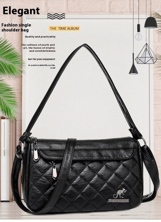 Bolso Bandolera de Cuero PU Texturizado Suave - Image 15