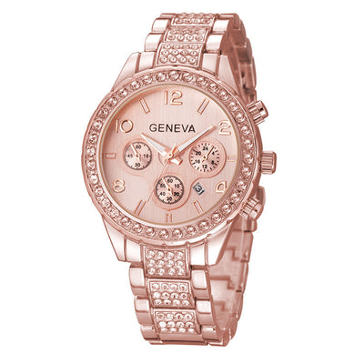 Reloj de Acero con Calendario de Tres Ojos - Image 20