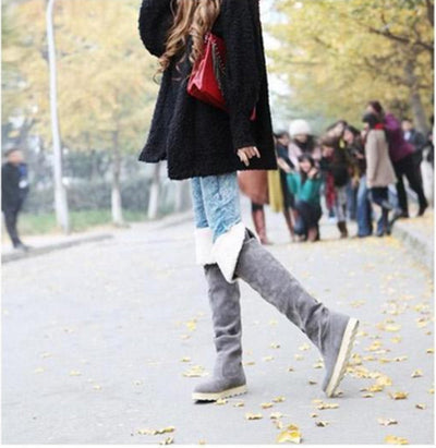 Botas de Invierno Impermeables Hasta la Rodilla con Forro de Algodón - Image 3