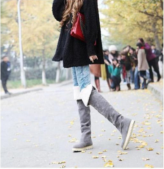 Botas de Invierno Impermeables Hasta la Rodilla con Forro de Algodón - Image 3
