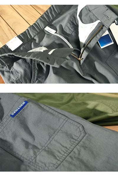 Pantalones de Trabajo Estilo Retro para Hombre - Image 15