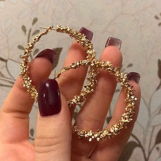 Aretes de Perla Redonda Dorados para Mujer - Image 2