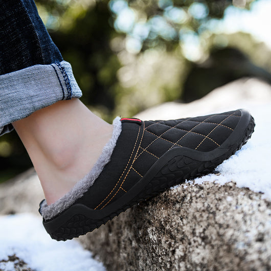 Pantuflas Térmicas de Algodón para Hombre con Suela Gruesa - Image 8
