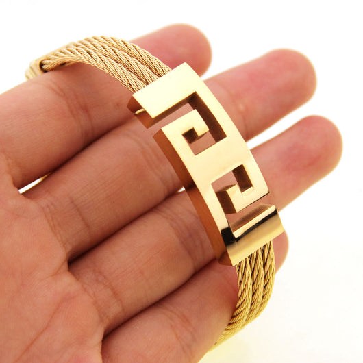Pulsera Artesanal de Cáñamo con Triple Anillo - Image 3