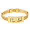 Three-ring wire braided hemp rope bracelet Dorado
