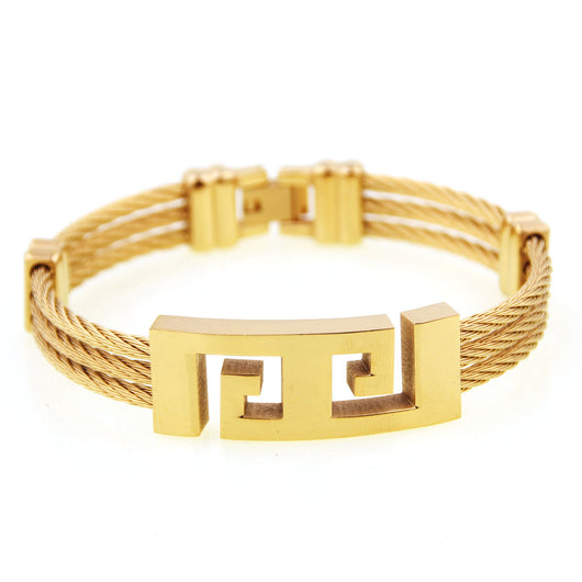 Pulsera Artesanal de Cáñamo con Triple Anillo