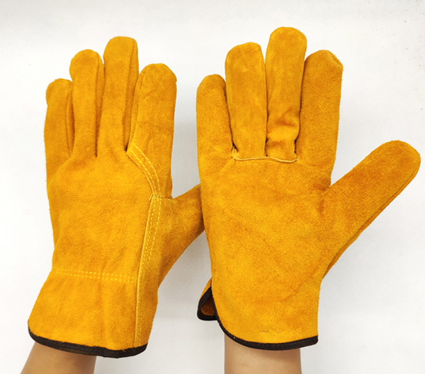 Guantes de Soldadura de Cuero Resistentes al Calor Extremo