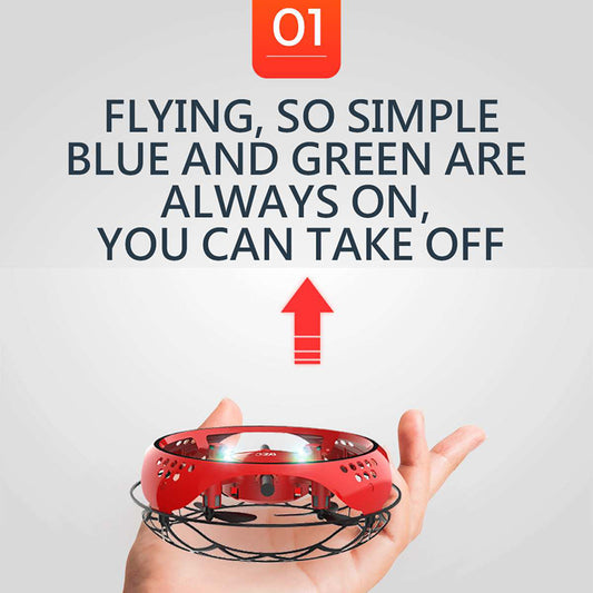Dron UFO Interactivo con Sensor Infrarrojo - Control Manual Inteligente para Niños - Image 2