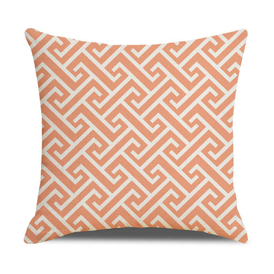 Funda de Almohada Lino Geometría Simple - Diseño Moderno para Sofá y Hogar - Image 30