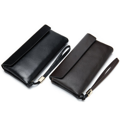 Billetera de Cuero Estilo Coreano Piel Vacuno Premium Mujer Mediana - Image 6