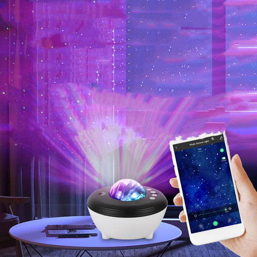 Luz Proyectora Aurora Boreal con Control por Voz Tuya Smart