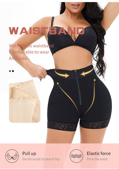 Pantalones Postparto Reductores Talla Grande con Cierre en Cintura - Image 18