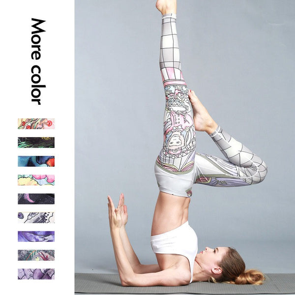 Leggins Deportivos Estampados para Yoga y Actividades al Aire Libre
