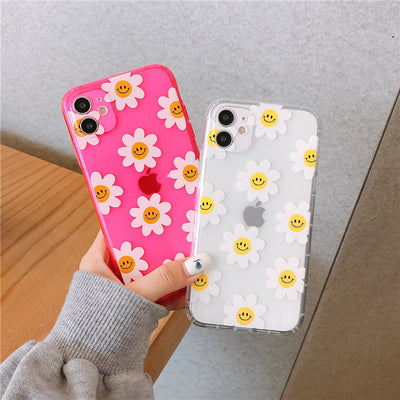 Funda iPhone 11 con Diseño Margarita Sonriente Fluorescente - Image 2