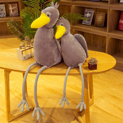 Peluche Suave Cigüeña Gris - Juguete de Felpa Premium - Image 5