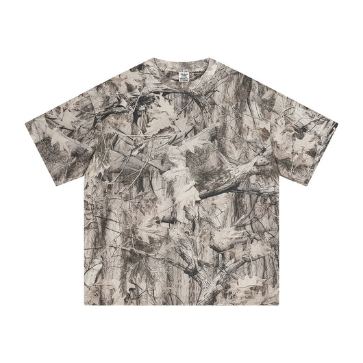 Playera Camuflaje Holgada con Hombros Caídos - Image 5