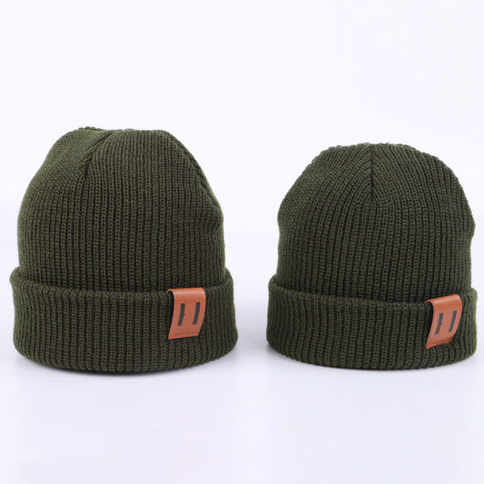Gorro Térmico de Cuero para Bebé - Protección Cálida en Colores Sólidos - Image 15