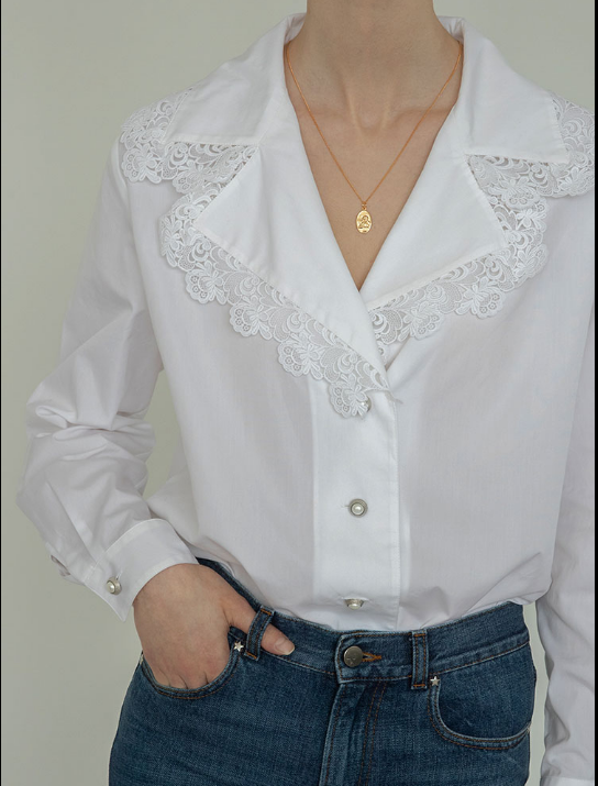 Collar Retro Ángel con Sello de Pintura Clásica Europea