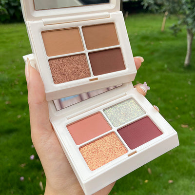 Paleta de Sombras en Cuadrícula Mate con Tonos Tierra - Image 4