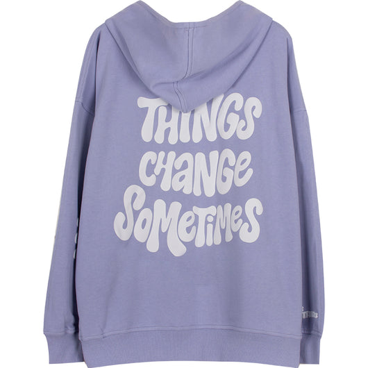 Sudadera con Capucha Estilo Retro Americano Púrpura Pastel para Mujer - Image 5