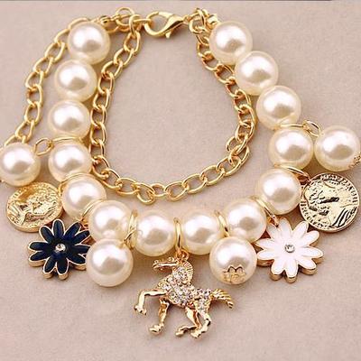Pulsera Flor de Perla