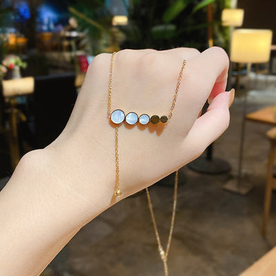 Collar de Perla en Acero Titanio de Diseño Exclusivo para Mujer - Image 71