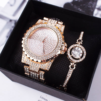 Reloj de Dama con Correa de Acero y Cristales Brillantes Gypsophila - Image 12
